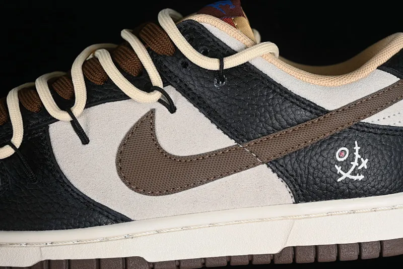 All categories Nk SB Dunk series Nk SB Dunk Low low-top sneakers Nk Dunk Low "Mars Stone" black paper puppet Mocha brown SB strap low-top casual sneakers DR9704-200